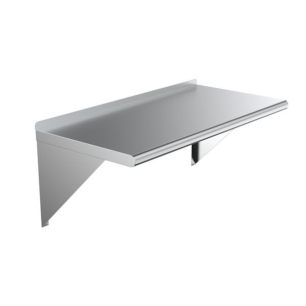 Amgood 24 in. x 48 in. Stainless Steel Wall Shelf AMG WS-2448 - main